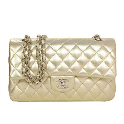 chanel classic flap gold|chanel vintage classic flap.